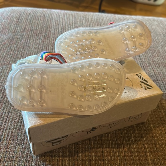 Mini Melissa - Baby Girl Papete + Rider I INF - Beige / Beige Rainbow - Picture 8 of 16